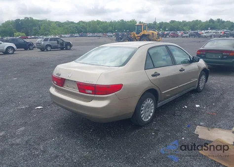 2005 Honda Accord 2.4 Dx из США, поврежденный, VIN 1HGCM56155A113847